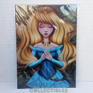 Disney Parks WonderGround Postcard Sleeping Beauty Aurora Cursed Bonatakis